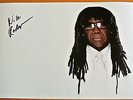 NILE RODGERS GENUINE HAND SIGNED AUTOGRAPH 12X8 PHOTO CHIC LE FREAK & COA