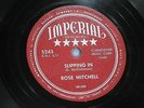 Blues 78/ Rose Mitchell ?/Slippin In/I'm Searchin/Imperial 5243/M- / 1954/ Rare