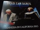 DEAD CAN DANCE   amnesia in california   2013       -  10'  clear vinyl