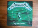 LP METALLICA RIDE THE LIGHTNING FRENCH PRESS GREEN SLEEVE NEAR MINT BERNETT REC