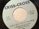 BROTHERS OF SOUL can't get you off my mind / hurry dont linger 45 CRISS CROSS