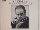 KREISLER: Complete Violin Music Vol 1 SHUMSKY vinyl lp NEAR MINT Box