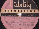 78 RPM Acetate- RARE OHIO BLACK GOSPEL _ Cincinnati  40s-50s 1 *