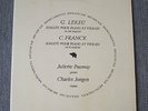 LEKEU, FRANCK (JONGEN, POUMAY) Violin Sonatas 2 LP BELGIAN ALPHA MBM 16/17