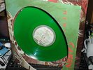 QUEEN NEWS OF THE WORLD PROMO DIE-CUT SLEEVE 1977 FRENCH GREEN VINYL LP 