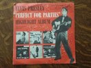 ELVIS PRESLEY PERFECT FOR PARTIES RCA VICTOR 45 RPM PROMO 1956