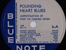 SIDNEY BECHET, et al: POUNDING HEART BLUES 78 jazz BLUE NOTE #6 EARLY 12” 