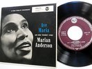 MARIAN ANDERSON 45 EP Ave Maria & Other Schubert Songs GERMAN press RCA w4344