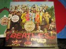 Sgt Peppers=Beatles=  G/fld RED VINYL LP ( Australian Issue  VG+ ) + Insert