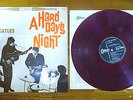 JAPAN ODEON RED WAX   The Beatles / A Hard Day's Night   Free Shipping
