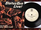 STATUS QUO 'LIVE' ORIGINAL 1975 AUSTRALIAN 7
