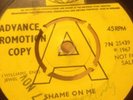 Chuck Jackson - Shame On Me / Candy PYE INTERNATIONAL DEMO Rare Soul 45
