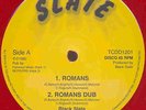** BLACK SLATE  ROMANS + PREV UNRELEASED DUBPLATE CUTS  12in  JAH SHAKA UK ROOTS