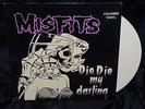 Misfits Die Die My Darling Super Rare 1986 Usa White Vinly Only 500