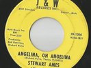 RARE Northern Soul-Stewart Ames on J & W 1000-Angelina Oh Angelina/King -LISTEN