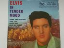 ELVIS PRESLEY UK EP. IN A TENDER MOOD. TRI 1ST PRESS. MAROON WRITING. Rcx 135.