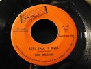 record 45 Rare Soul - Sam Williams on LLP 107 - promo Let's talk it over VG++