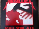 METALLICA - kill ‘em all - RED VINYL VERTIGO LP 1983