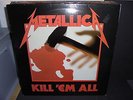 METALLICA Kill 'em all LP 1983 MUSIC FOR NATIONS FRENCH NO BARCODE OLD LABELS