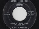 Funk/Sweet Soul 45 - T.N.T. Flashers - Doin A Thing With My Folks - Artco Doobie