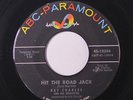 RAY CHARLES: Hit The Road Jack / The Danger Zone 45 (w/ company sleeve) rare So