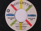 SARAH VAUGHAN: Mama, He Treats Your Daughter Mean 45 (dj, sm tol) rare Soul