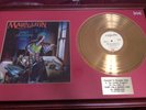 E.M.I LP Script For a Jester's Tear by Marillion 24 Carat Gold Coated.