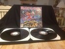 iron maiden run the the hills / the number of the beast 2 lp's  limited edition