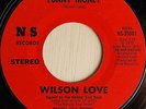 WILSON LOVE Funny Money northern/crossover 45 on NS *HEAR*