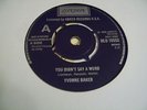 yvonne baker you didn't say a word london