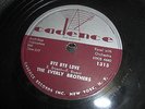 THE EVERLY BROTHERS CADENCE 78 RPM RECORD 1315 BYE BYE LOVE