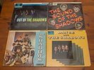 4 x THE SHADOWS VINYLS / LPs: THE SOUND OF / DANCE WITH / OUT OF / SELF-TITLED