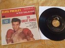 ELVIS PRESELY in KID GALAHAD vinyl 45 record SIX GREAT SONGS