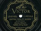 78 rpm - Jimmie Wilson's Catfish String Band, raggy string band, 1929