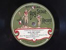 OLD ZIP COON official BOY SCOUT 78 rpm VICTROLA Record 20's #1 PICTURE DISC Lab