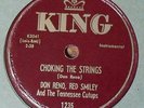 VERY RARE Don Reno & Red Smiley 78 RPM - Choking The Strings - Talk Of The Town