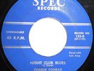 Spec Records 45 CHARLIE CONRAD Black Mountain Boys DIZZY LOVE Night Club Blues