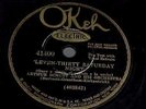 ARTHUR SCHUTT- 11:30 SATURDAY NIGHT   OKEH  ELECTRIC