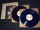 TMOQ THE ROLLING STONES GET YOUR ROCKS OFF 2 LP CRYSTAL BLUE / DARK BLUE VINYL