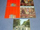 3 x BEATLES UK LP COVERS ONLY - ABBEY ROAD/SGT PEPPER MONO + STEREO - NO VINYL