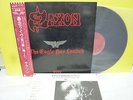 JAPAN RARE PROMO LP SAXON THE EAGLE HAS LANDED LIVE P-11227 NWOBHM IRON MAIDEN