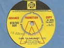 Status Quo Tune To The Music RARE UK PYE Promo / Demo Near Mint 7N.45077