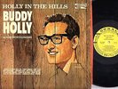 ROCKABILLY LP Buddy Holly HOLLY IN THE HILLS mono CORAL YELLOW PROMO clean