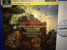 SAX 2498 *BLUE/SILVER* GIULINI* CONDUCTS *BRAHMS SYMPHONY NO.2* PHILHARMONIA* NM