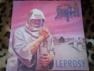 DEATH Leprosy LP 1988 Under One Flag Press Slayer Autopsy Possessed Thrash