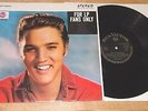 ELVIS PRESLEY STEREO BLACK LABEL GERMAN ISSUE FOR LP FANS ONLY