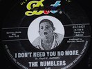 Garage Surf 45 THE RUMBLERS Boss / I Don't Need You No More Dot