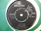 LET IT BE - THE BEATLES UK EXPORT SINGLE MINT PARLOPHONE P-R 5833