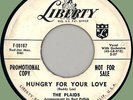 PLAIDS Hungry for Your Love / Chit-Chat 45rpm Liberty 1958 WLP