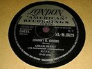 CHUCK BERRY :  JOHNNY B. GOODE  /  AROUND AND AROUND.  UK 78rpm (1958)